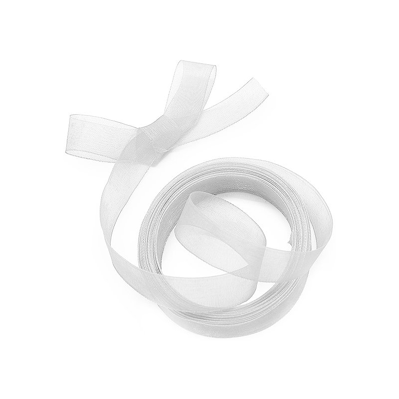 Cinta de organza blanca Cinta de organza blanca
