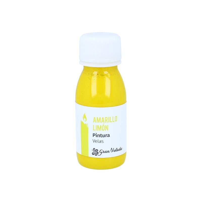 Pintura amarillo limon para velas Pintura amarillo limon para velas