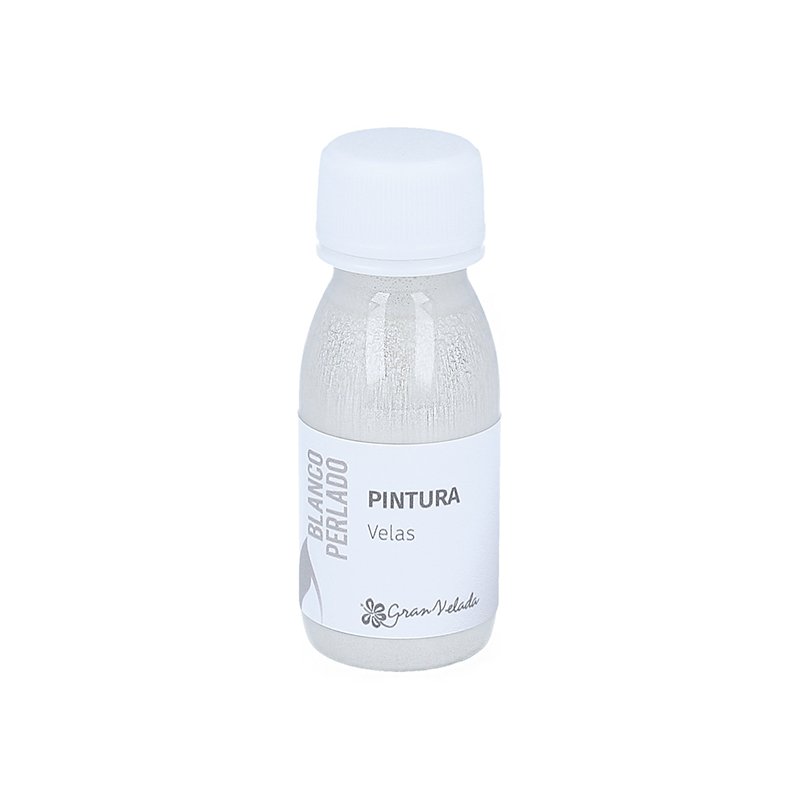Pintura para velas blanco perlado Pintura para velas blanco perlado