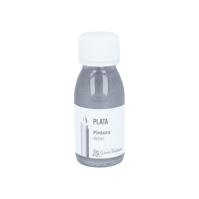 Pintura para velas cor prateada Pintura para velas cor prateada