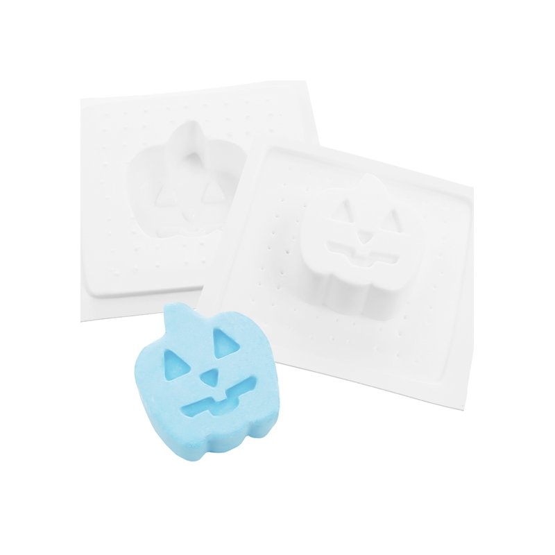 Molde bomba de baño calabaza sonriente Molde bomba de baño calabaza sonriente