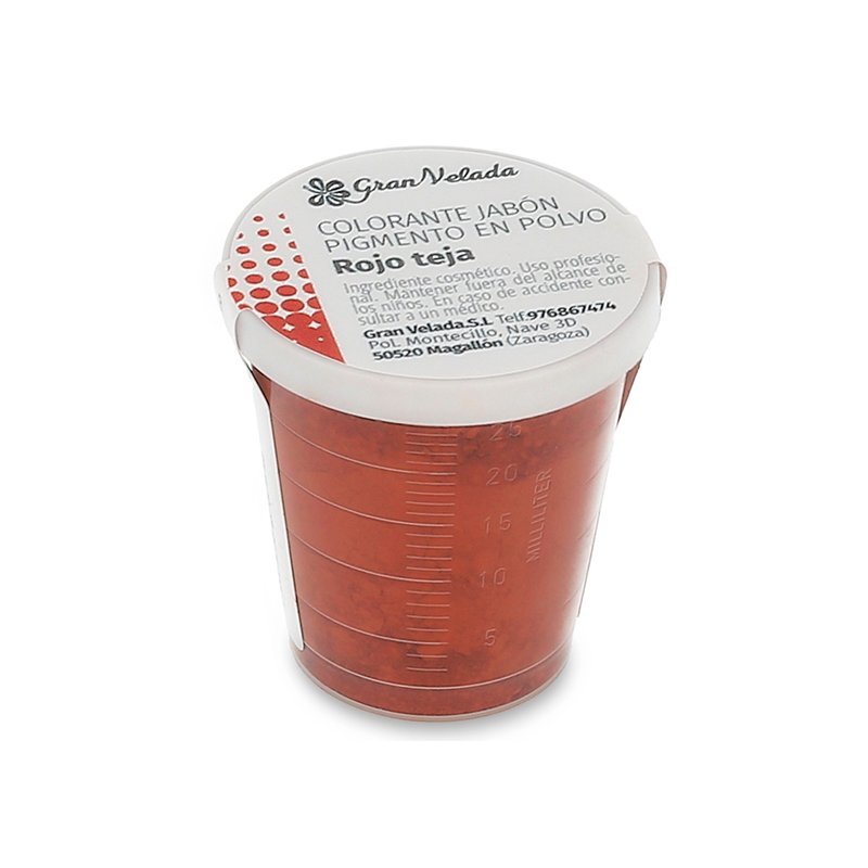 Pigmento em po vermelho telha para sabonetes Pigmento em po vermelho telha para sabonetes
