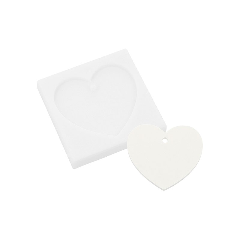 Molde corazon figura para colgar Molde corazon figura para colgar
