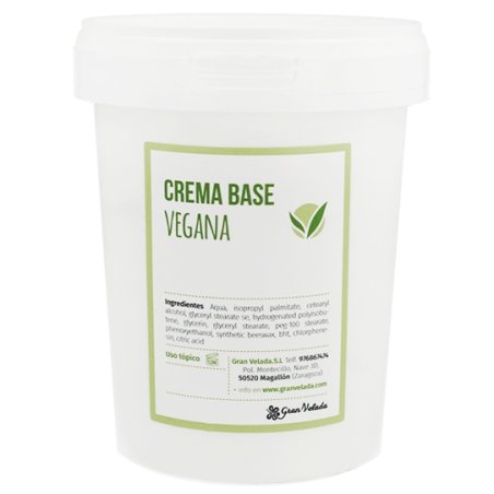 Crema base vegana
