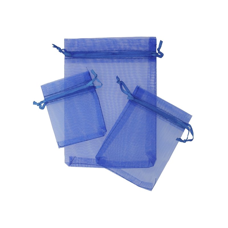 Bolsitas de organza azules Bolsitas de organza azules