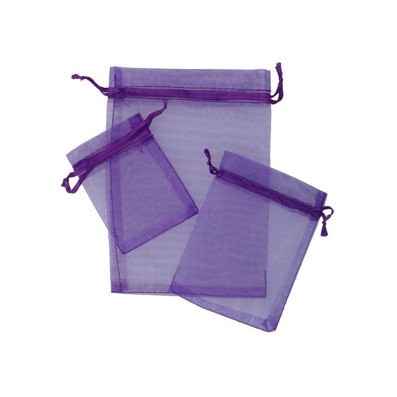 Bolsitas de organza violetas Bolsitas de organza violetas