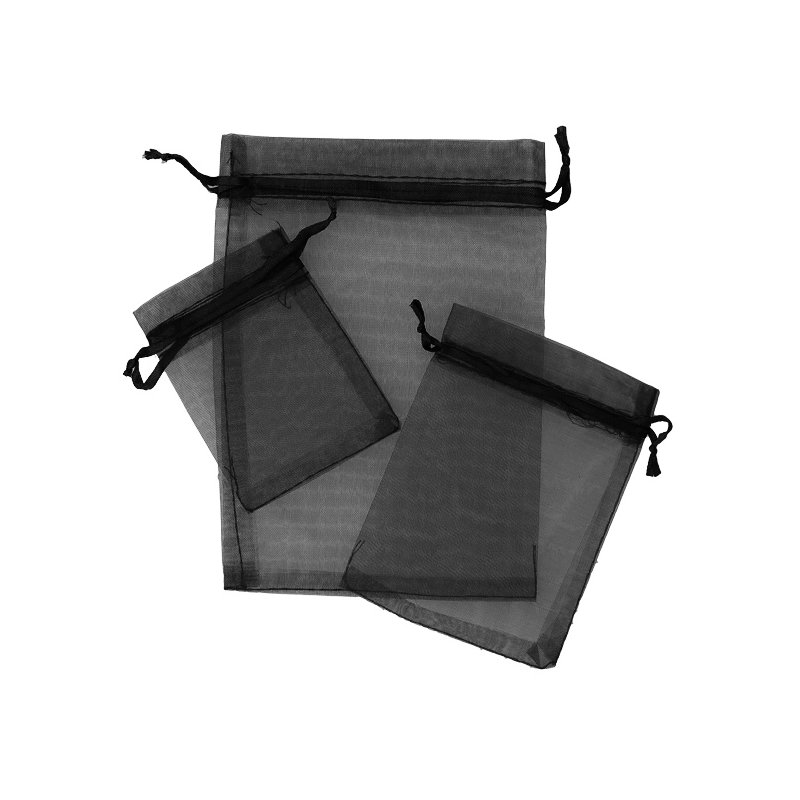 Bolsitas de organza negras Bolsitas de organza negras