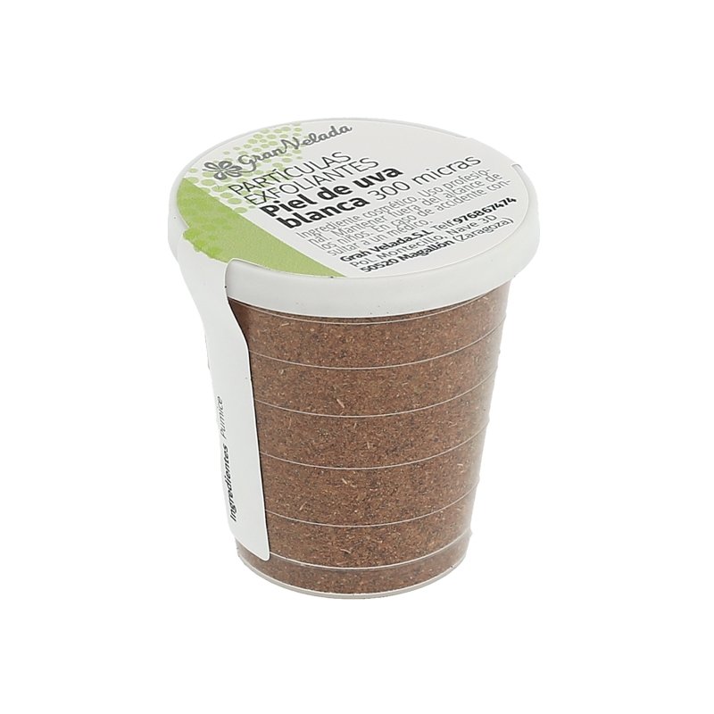Particulas exfoliantes de piel de uva blanca 300 micras Particulas exfoliantes de piel de uva blanca 300 micras