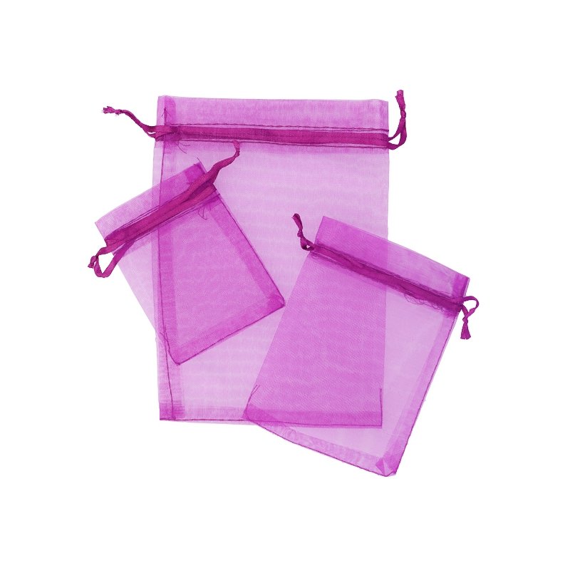 Sacos de organza fucsia Sacos de organza fucsia