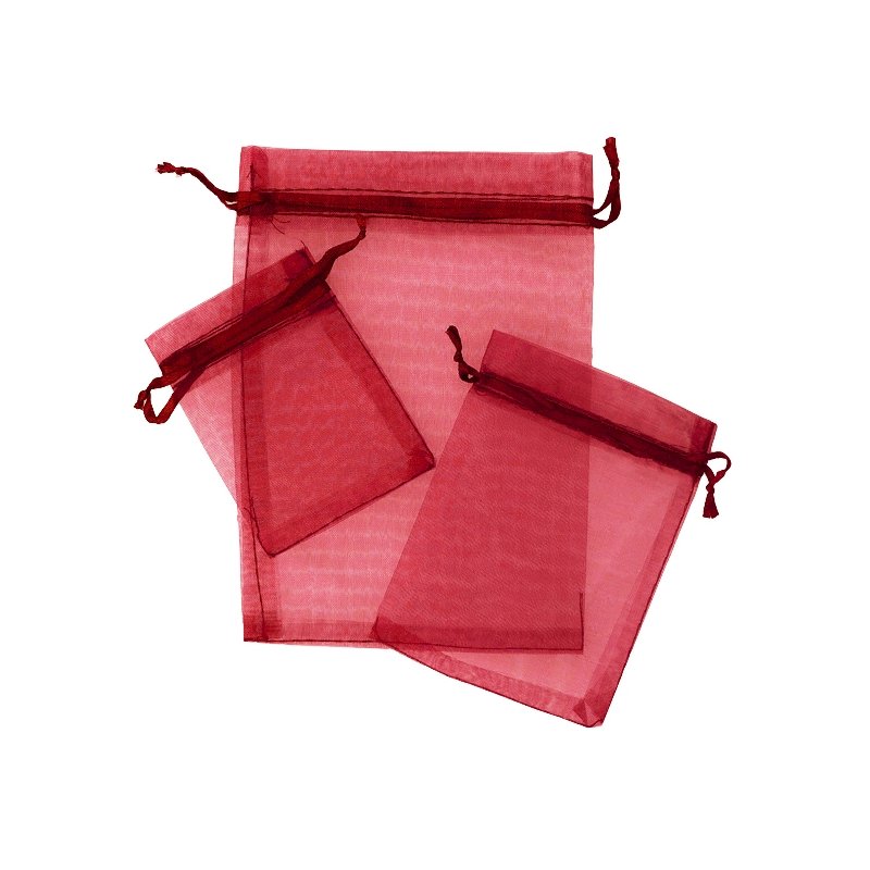 Bolsitas de organza rojas Bolsitas de organza rojas