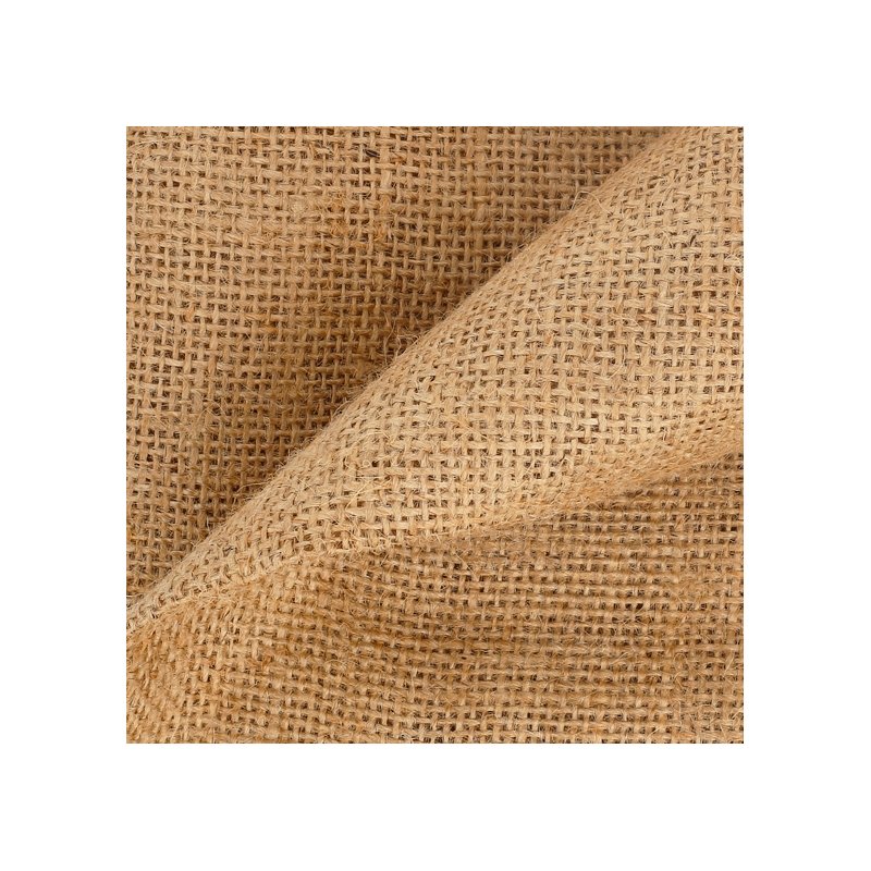 Tela de saco de arpillera marron natural Tela de saco de arpillera marron natural