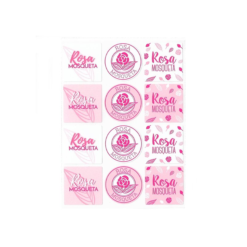 Adesivos rosa mosqueta Adesivos rosa mosqueta