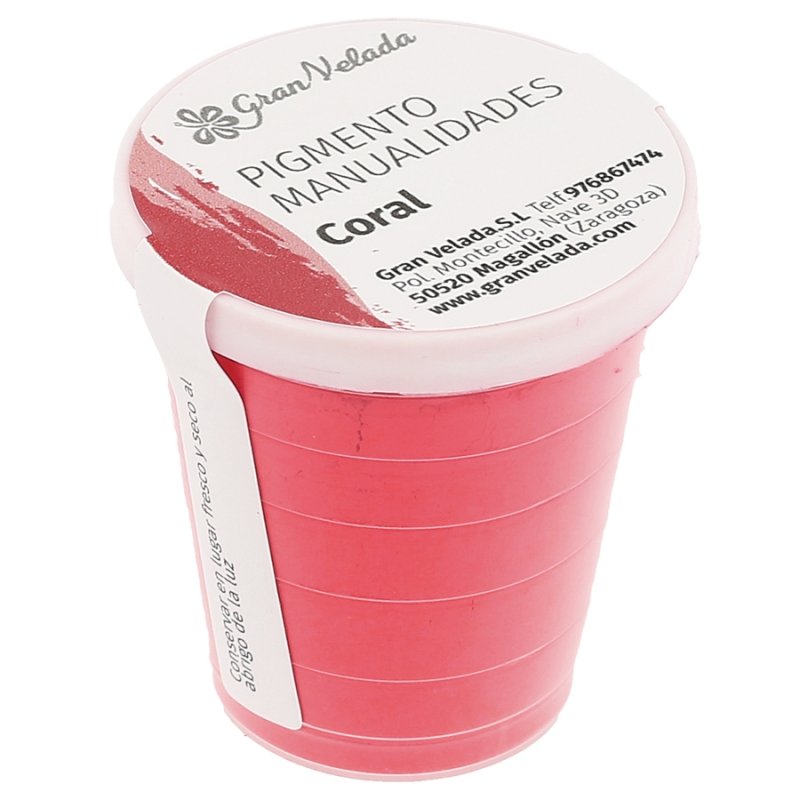 Pigmento coral para manualidades Pigmento coral para manualidades
