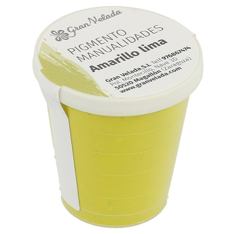Pigmento amarillo lima para manualidades Pigmento amarillo lima para manualidades