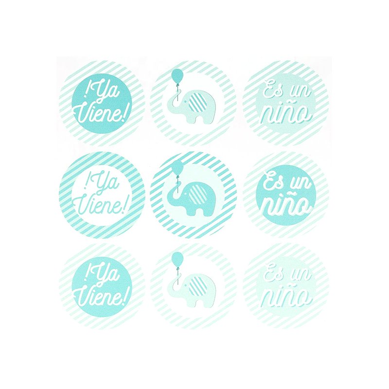 Adesivos baby shower e um menino Adesivos baby shower e um menino