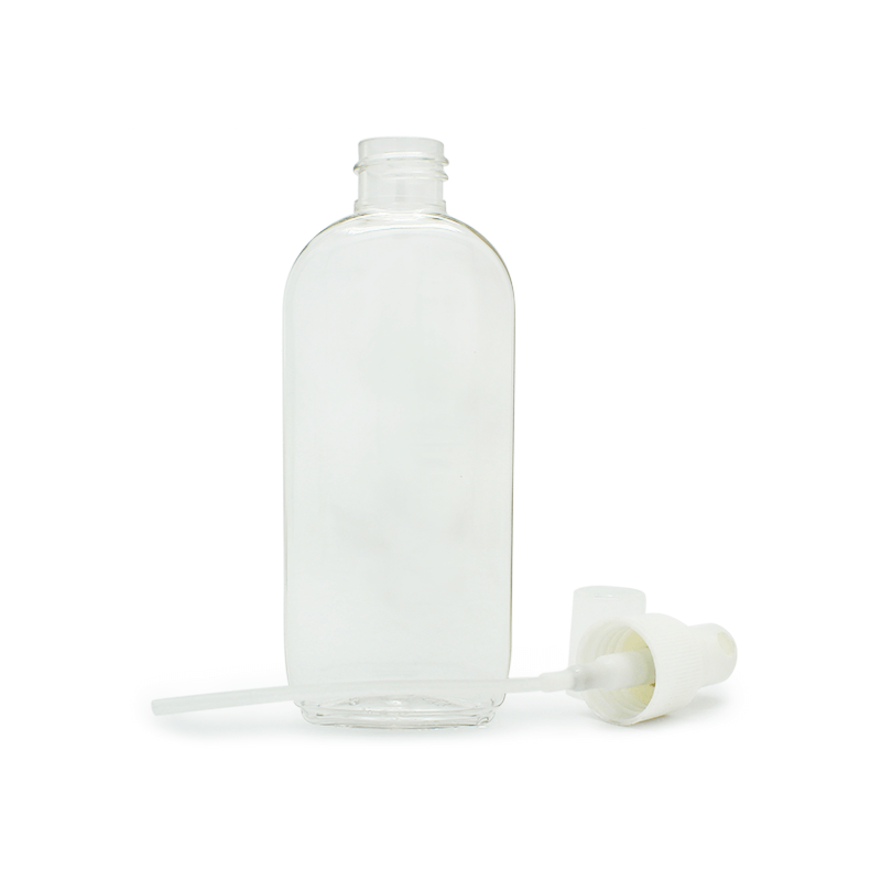Botella ovalada 100 ml pulverizador blanco Botella ovalada 100 ml pulverizador blanco