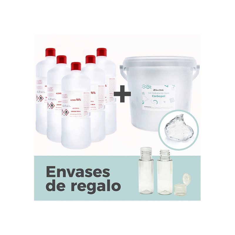 Pack para fazer 8300 ml de desinfetante de maos Pack para fazer 8300 ml de desinfetante de maos