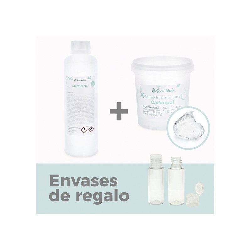 Pack para hacer 400 ml de desinfectante de manos Pack para hacer 400 ml de desinfectante de manos