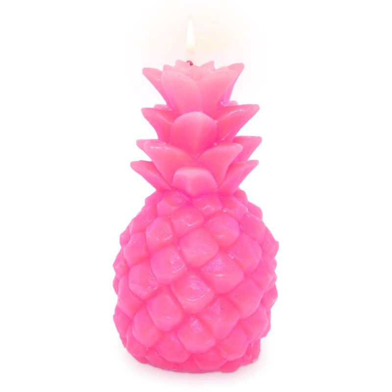 Vela de piña rosa Vela de piña rosa