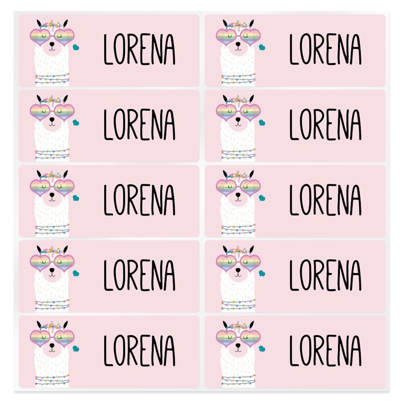 Pegatinas personalizadas llama Pegatinas personalizadas llama
