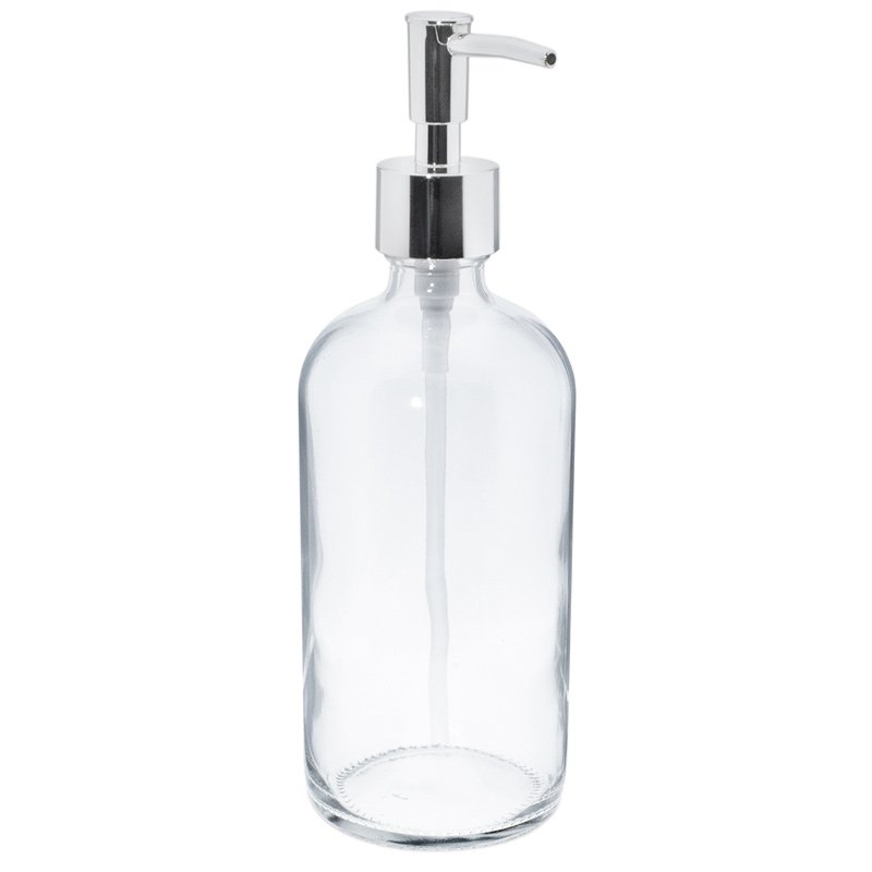 Garrafa de vidro 450 ml com tampa dosificadora Garrafa de vidro 450 ml com tampa dosificadora