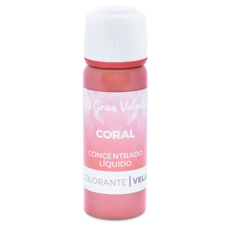 Colorante coral concentrado liquido para velas Colorante coral concentrado liquido para velas