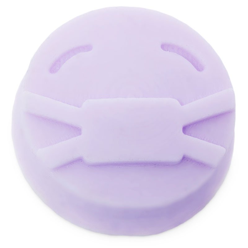 Molde emoji con mascarilla para jabones Molde emoji con mascarilla para jabones