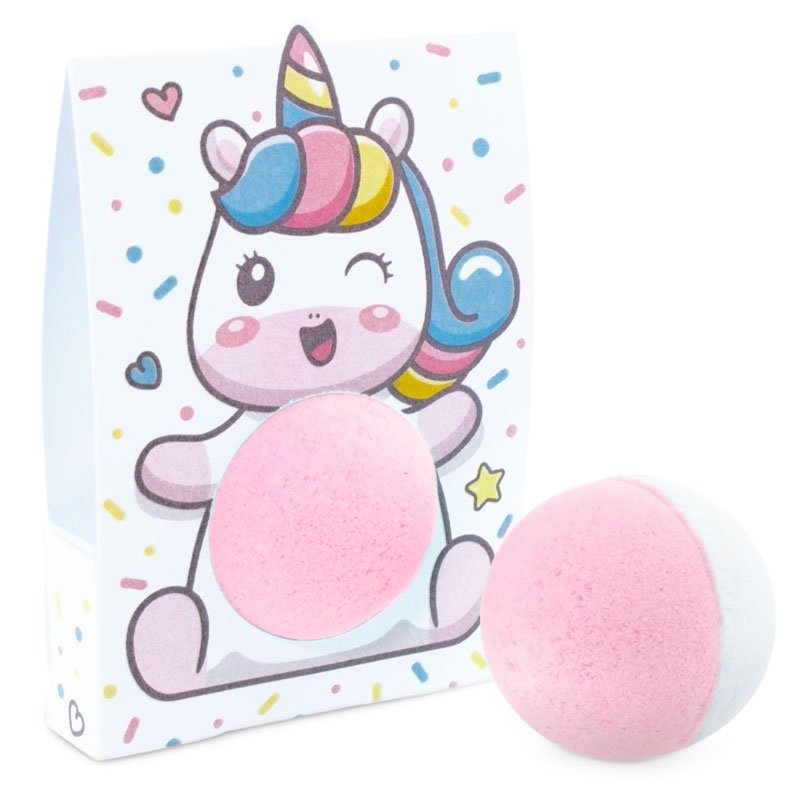 Caixa personalizada unicornio para bombas de banho