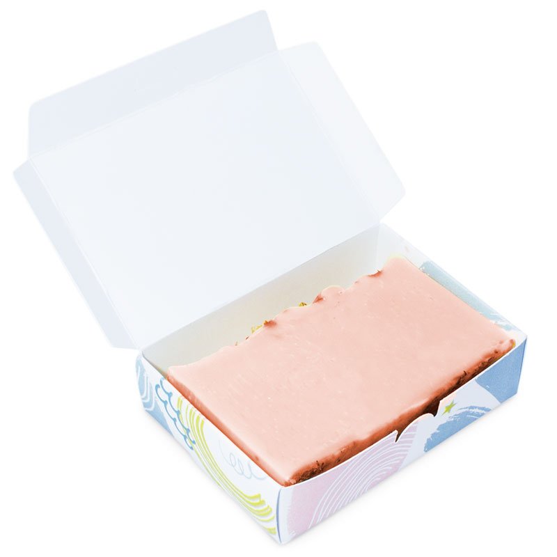 Caixa personalizada colorida para sabonetes
