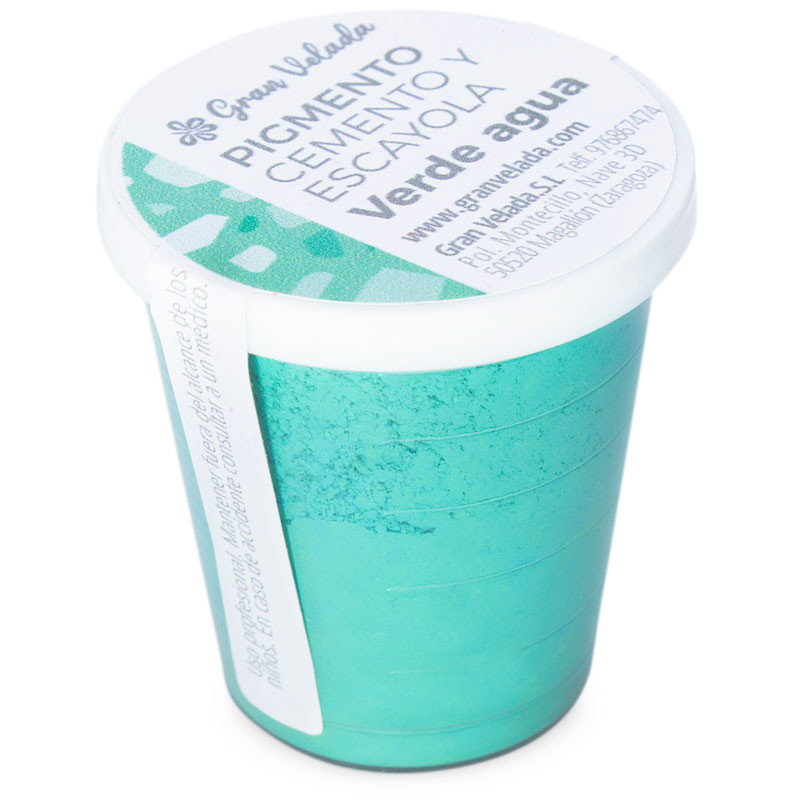 Pigmento verde agua para cemento y escayola Pigmento verde agua para cemento y escayola
