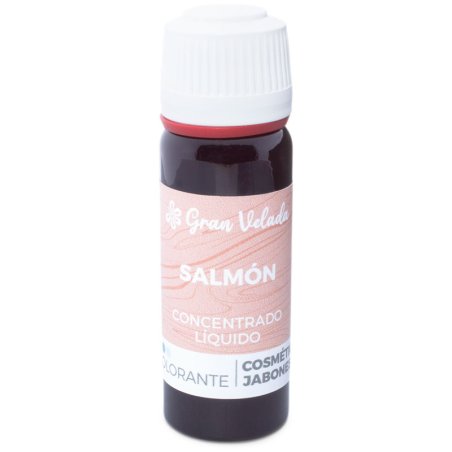 Corante salmão liquido concentrado para cosmeticos e sabonete