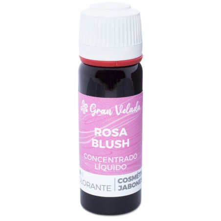 Corante rosa blush liquido concentrado para cosmeticos e sabonete