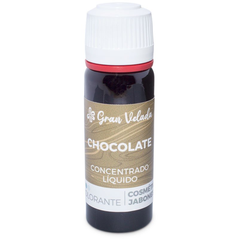 Corante chocolate liquido concentrado para cosmeticos e sabonete