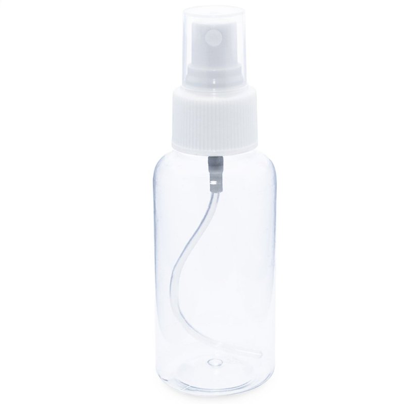 Botella pet 90 ml pulverizador blanco
