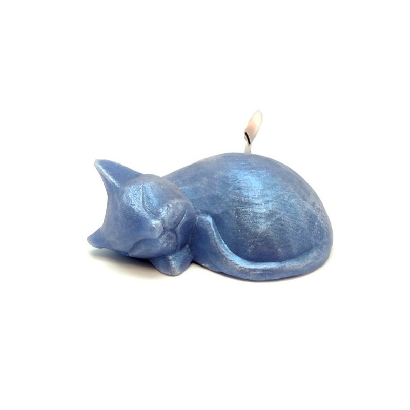 Gato Descansando, molde para fazer velas Gato Descansando, molde para fazer velas