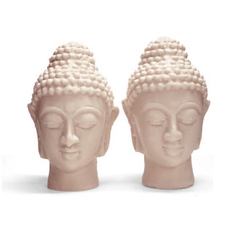 Molde 2 cabeças de buda gemeas grandes Molde 2 cabeças de buda gemeas grandes