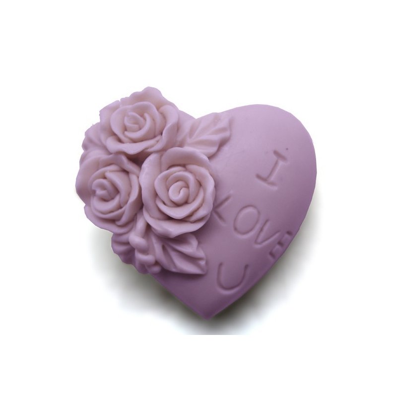 Molde para hacer jabón Corazón I love you Molde para hacer jabón Corazón I love you