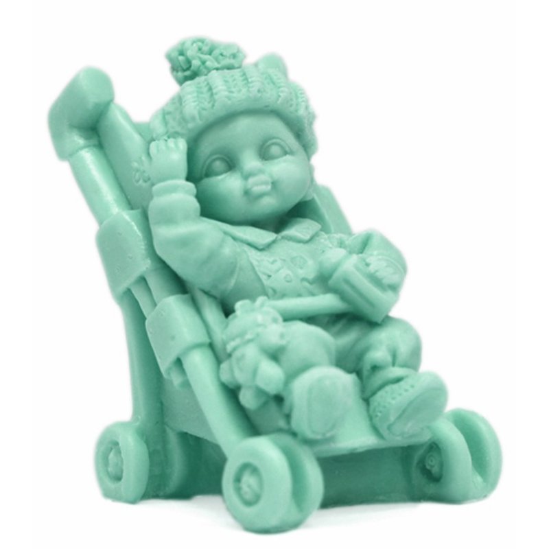 Molde para o fabrico sabonete bebe na cadeira Molde para o fabrico sabonete bebe na cadeira