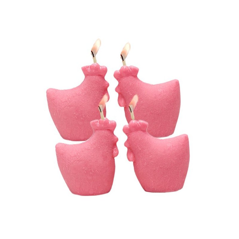 Molde para velitas 4 Gallinas de Pascua Molde para velitas 4 Gallinas de Pascua