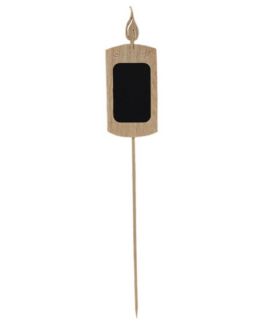 Cartelito pizarra para precios, modelo vela
