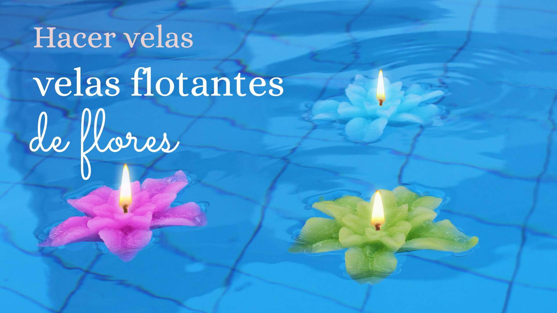 alarma montaje creativo Aprende como hacer velas flotantes caseras paso a paso.