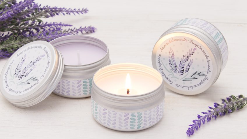 Envases para velas naturales