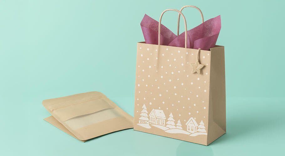 Sacos de papel para presentes Sacos de papel para presentes