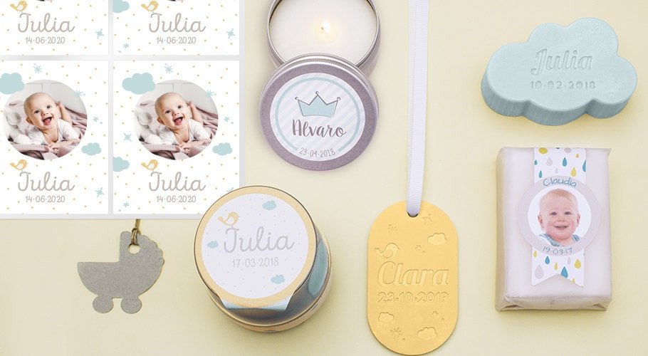 Pegatinas bautizo personalizadas Pegatinas bautizo personalizadas