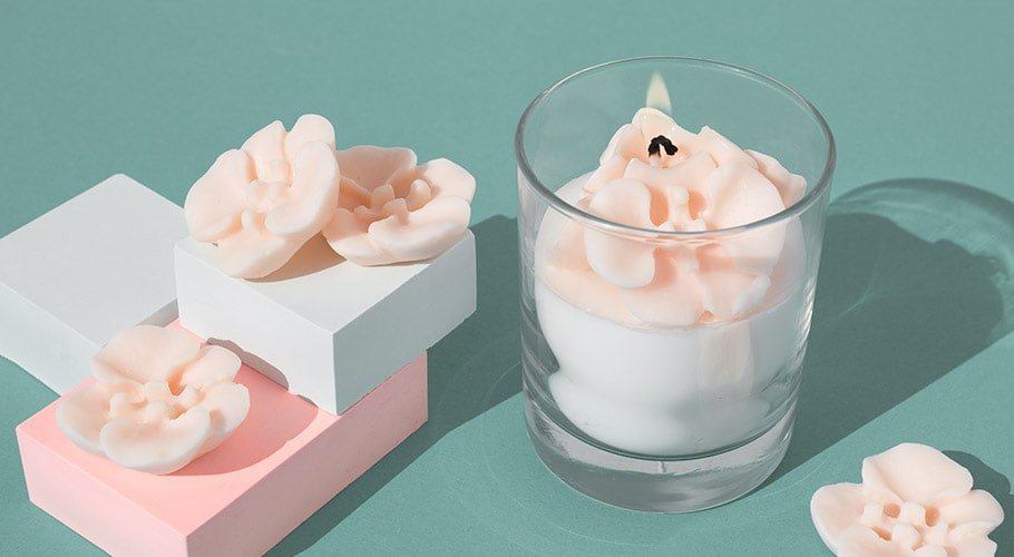 Moldes para hacer velas de Flores Moldes para hacer velas de Flores