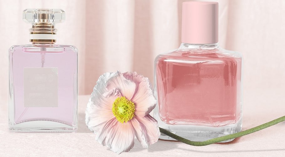Essencias femininas para perfume