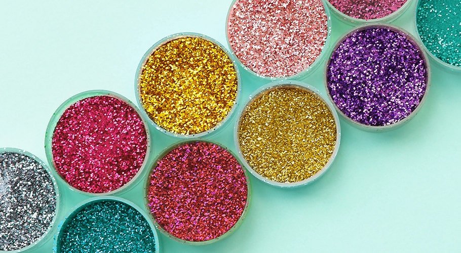 Purpurinas de cores para artesanatos Purpurinas de cores para artesanatos