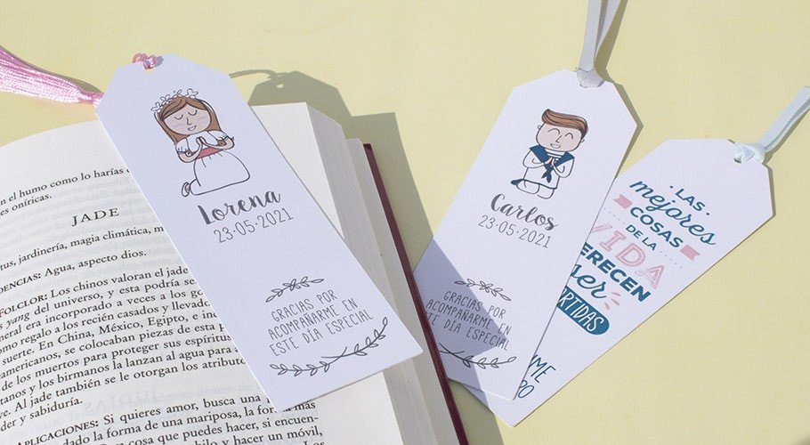 Marcapaginas personalizados Marcapaginas personalizados