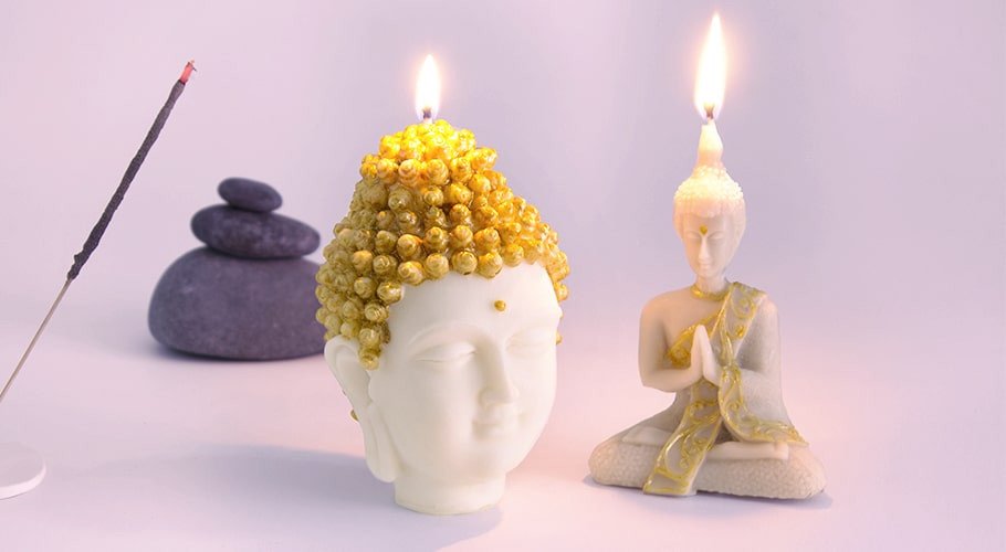 Moldes de buda para velas Moldes de buda para velas