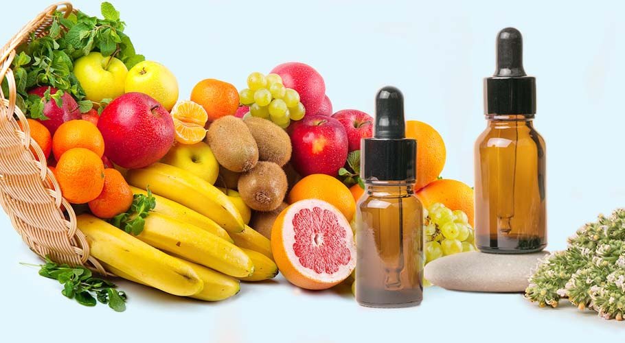 Essencias de frutas para sais e bombas de banho Essencias de frutas para sais e bombas de banho